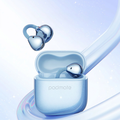 Padmate S83 Clip on Bluetooth Earbuds for All-Day Comfort