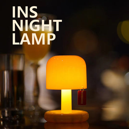 Mongda Night Light Lamp for Bedroom, Rechargeable Cute Lamp Kawaii Stuff, Nightlights for Children Cute Gifts