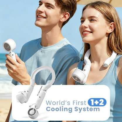 Padmate Ice-Ring Cooling Neck Handheld Fan