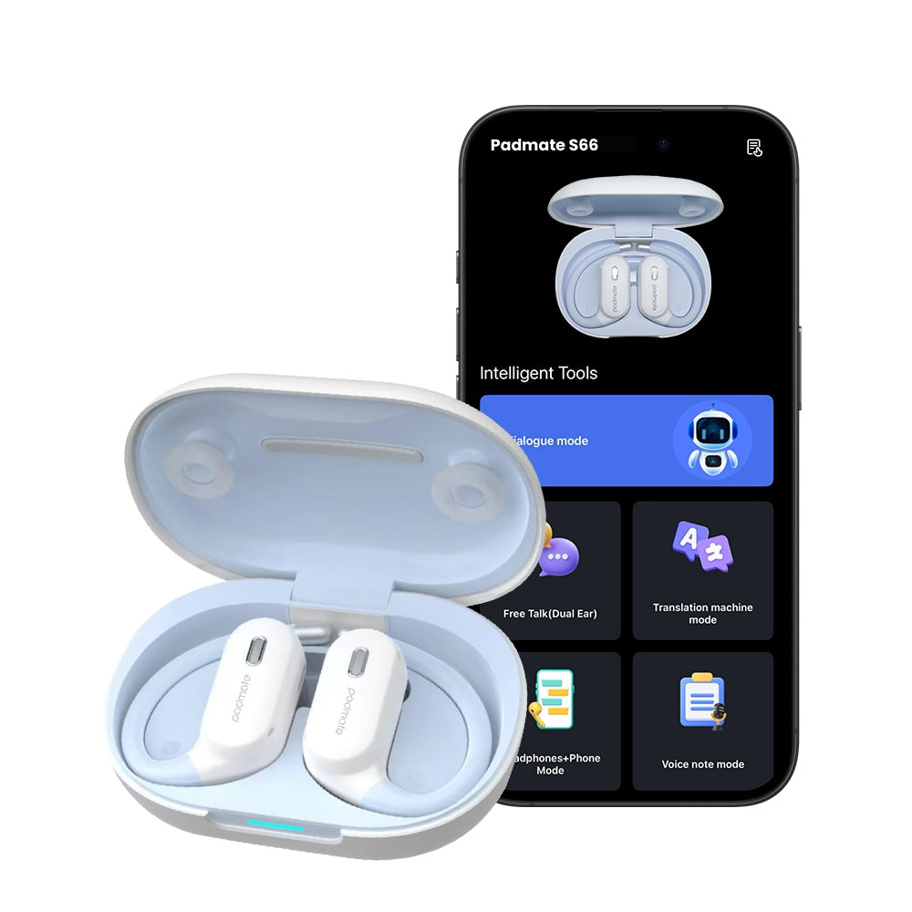 Padmate S66 Pro AI Smart Translator Earbuds