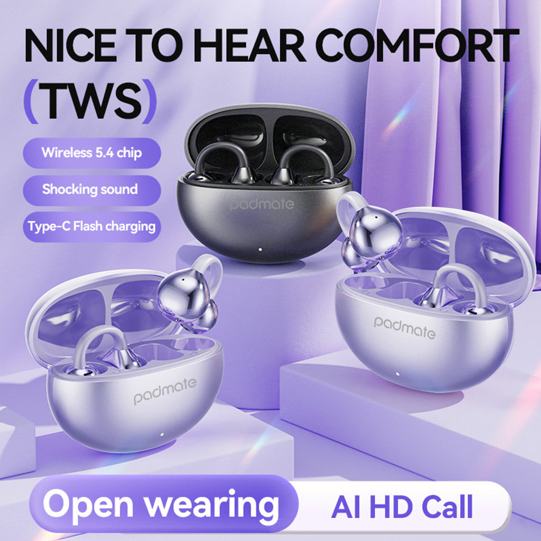 Podmate wireless earbuds with charging cases