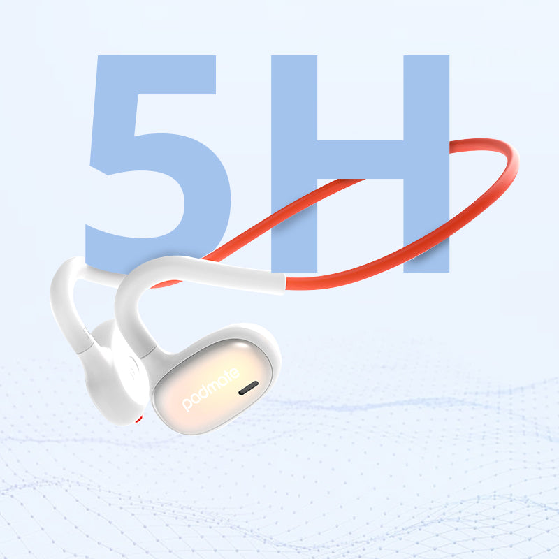 Fones de ouvido esportivos de ouvido aberto Padmate S37 para condução de ar