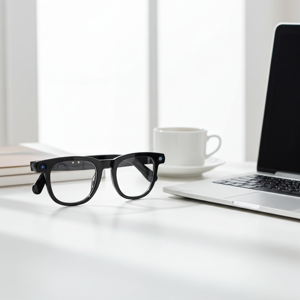 Padmate ViewMate AI Smart Camera Glasses with 1080P HD Recording & Voice Control