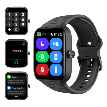 Padmate C22 Alexa Bluetooth 1.8" Smart Watch