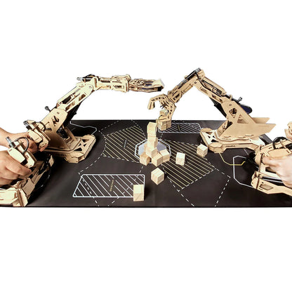 Jogo de mesa de montagem em madeira Mongda ARMPAL 3D