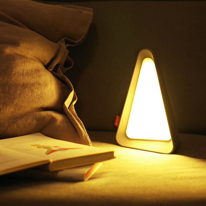 Triangle design Flip Light Novelty lovely table lamp Flip formed three brightness - Harda Ecosystem