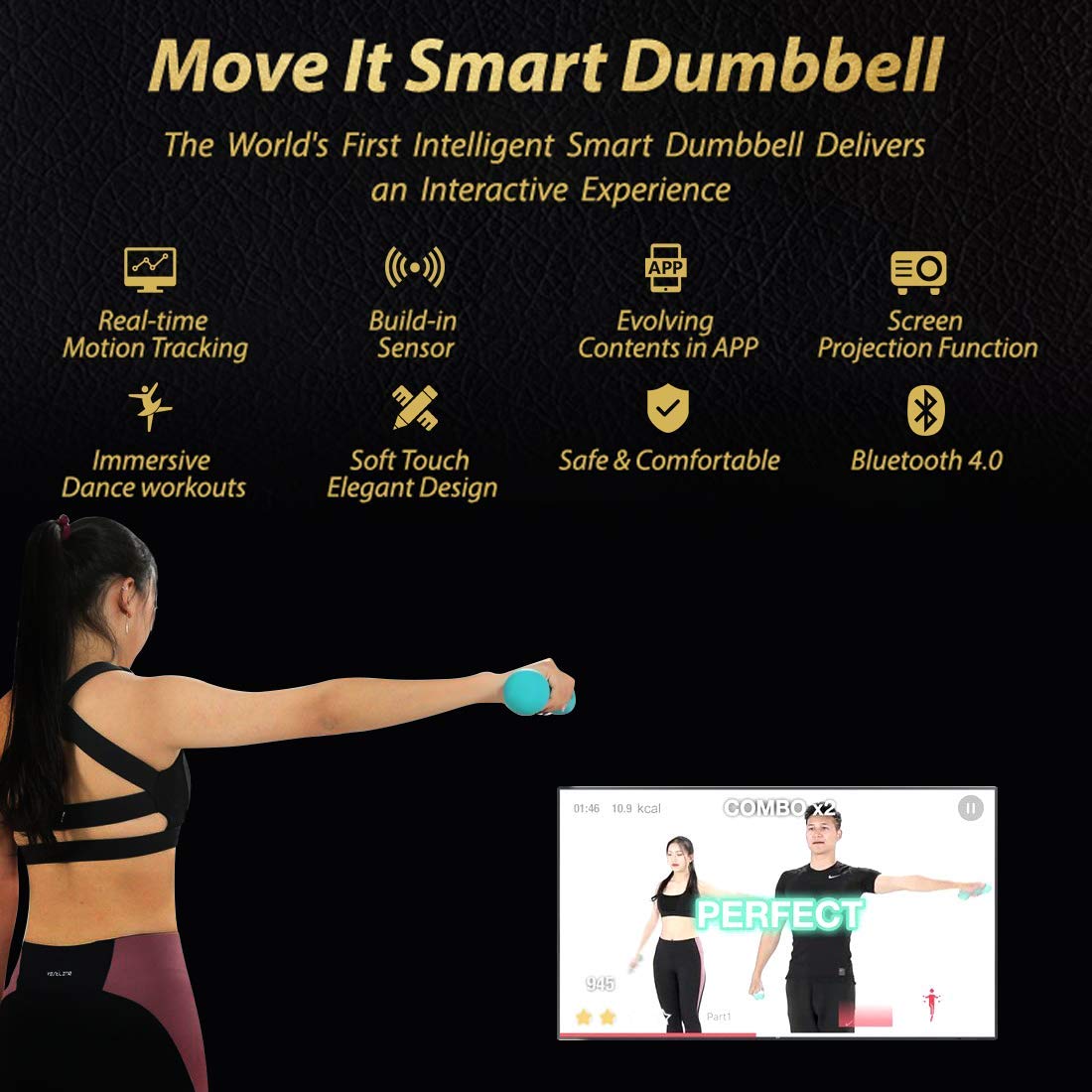 Padmate Fitness Smart Fitness Dumbbells - Super Effective Personal Gym